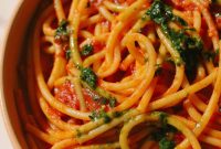 Pomodoro Pasta with Balsamic Chimichurri Recipe