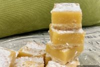 Classic Chewy Lemon Bars with Buttery Shortbread Crust