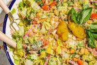 Classic Italian Chopped Salad Recipe for Fresh Lunch