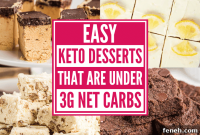 20+ Keto Desserts Under 3g Net Carbs Each