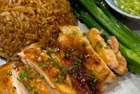 Soy Sauce Chicken and Rice Made in a Rice Cooker