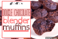 Gluten-Free Fudgy Double Chocolate Blender Muffins