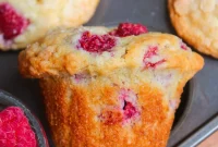 Lemon Raspberry Muffins Recipe (Light, Zesty & Moist)