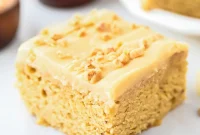 Moist Banana Blondies Recipe with Brown Butter and Walnuts