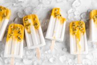 Tropical Passion Fruit and Coconut Popsicles Recipe