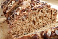 Chocolate Pecan Maple Banana Loaf with Dark Chocolate Chunks