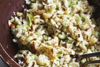Crispy Chopped Cauliflower Salad with Lemon Herb Dressing