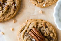 Brown Sugar Pecan Toffee Cookies Recipe for Chewy Crunch