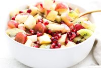 Festive Thanksgiving Fruit Salad with Cranberry-Pecan Dressing