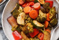 Crispy Oven-Roasted Vegetables with Garlic and Herbs