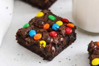 Gluten-Free M&M Brownies Recipe: Gooey Chocolate Treat