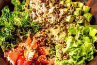 Grapefruit Avocado Salad with Pepitas and Creamy Tahini Dressing