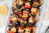 Juicy Grilled Chicken Kebabs with Herbs and Lemon