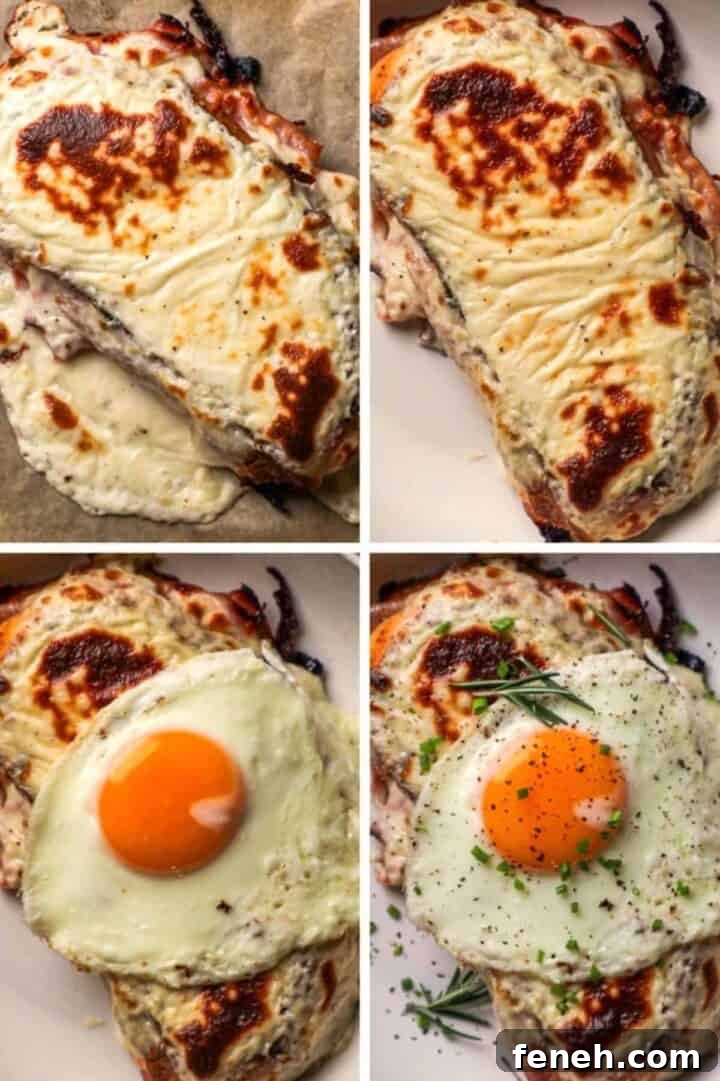 how to make croque madame with fried egg