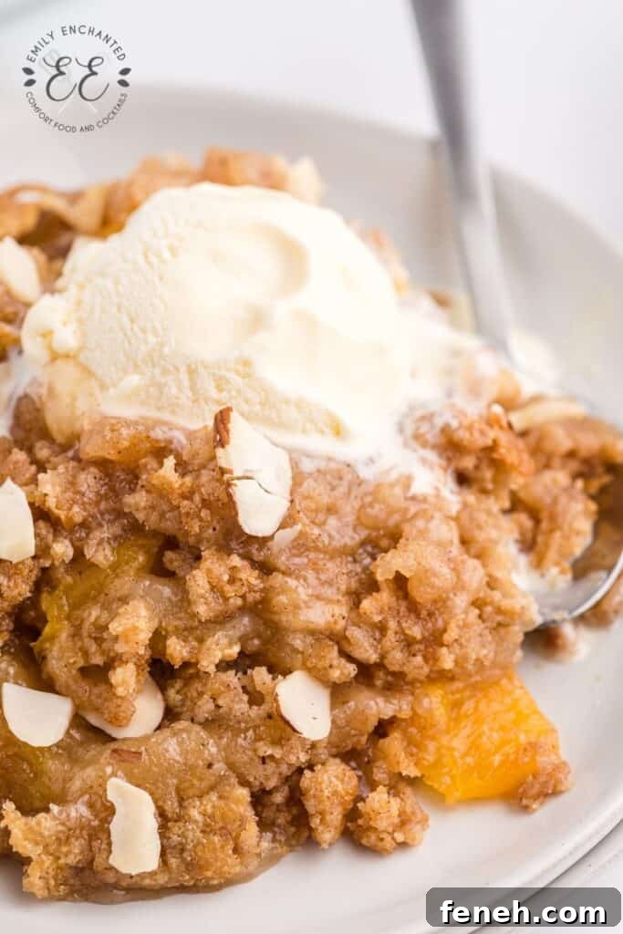 Peach Cobbler Dump Cake