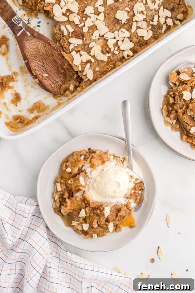 Peach Cobbler Dump Cake