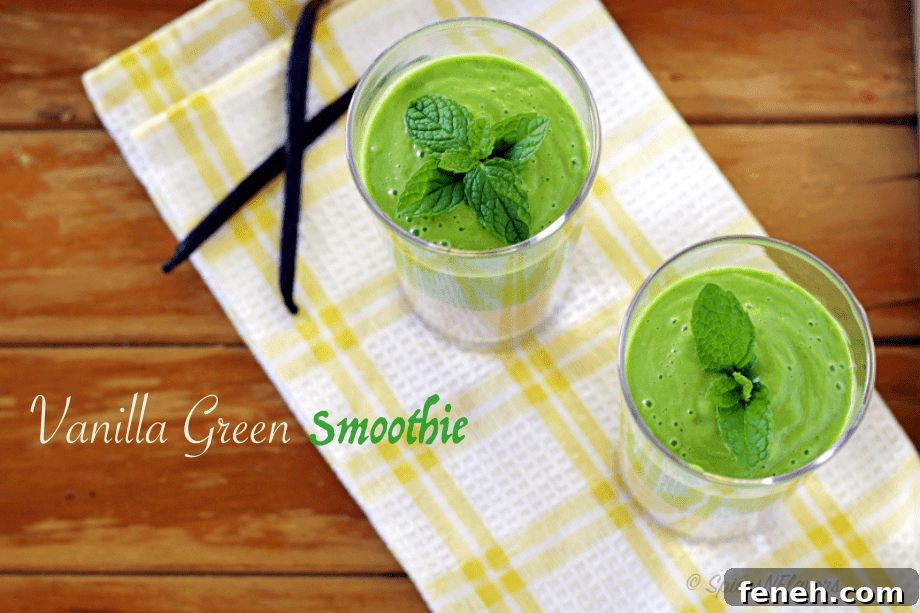 Creamy Vanilla Green Smoothie Recipe for Daily Energy 3 classic-vanilla-green-smoothie