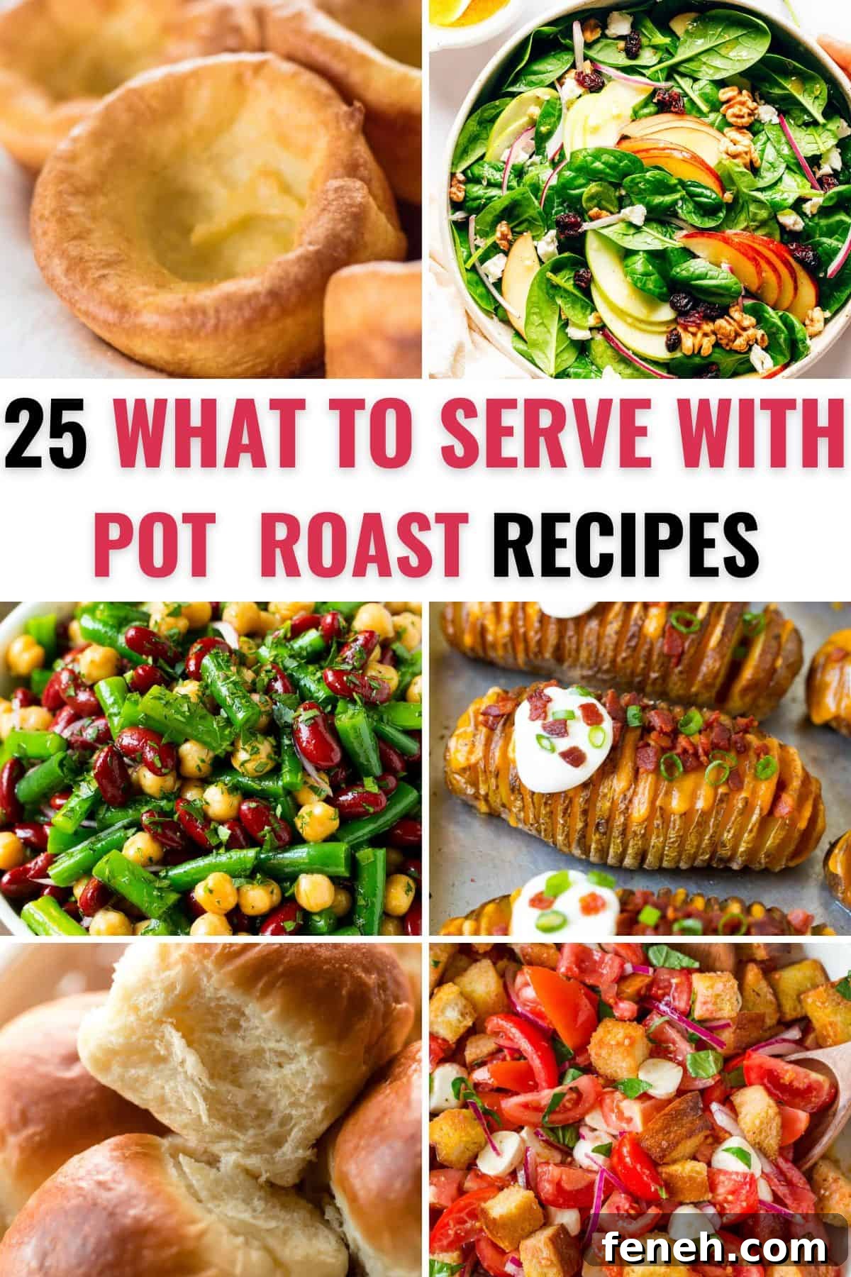 Pot roast with sides