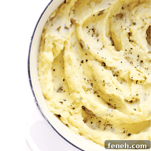 Creamy and delicious mashed potatoes