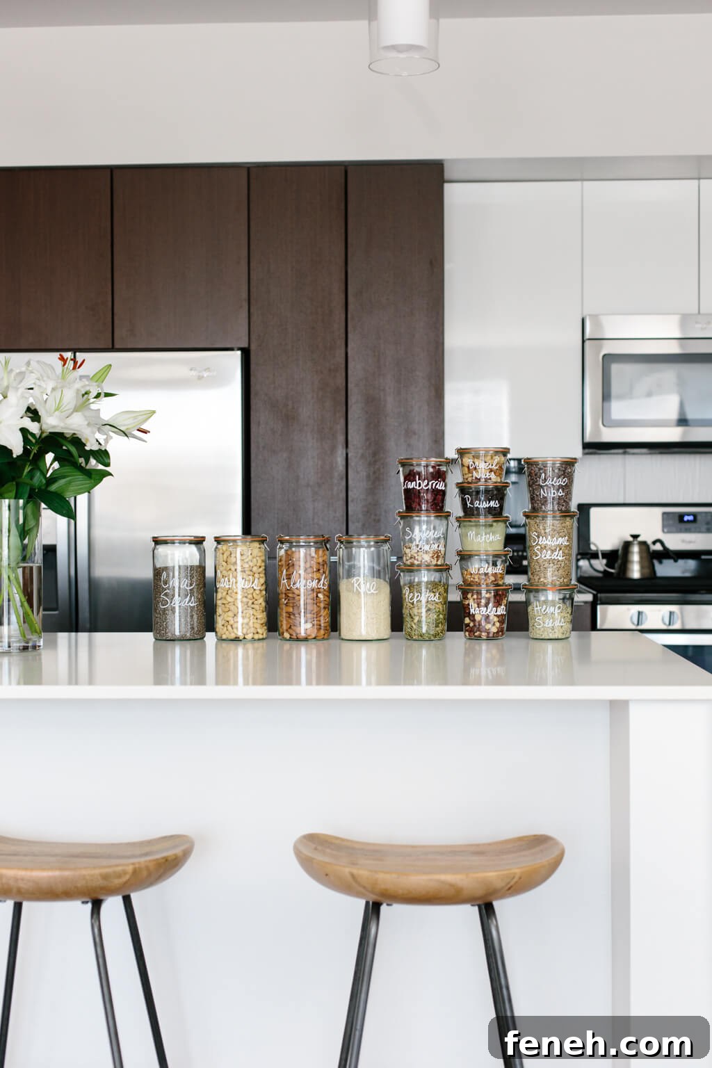 Pantry organization ideas - I've got several tips for creating a healthy pantry and moving all your storage containers to glass jars.