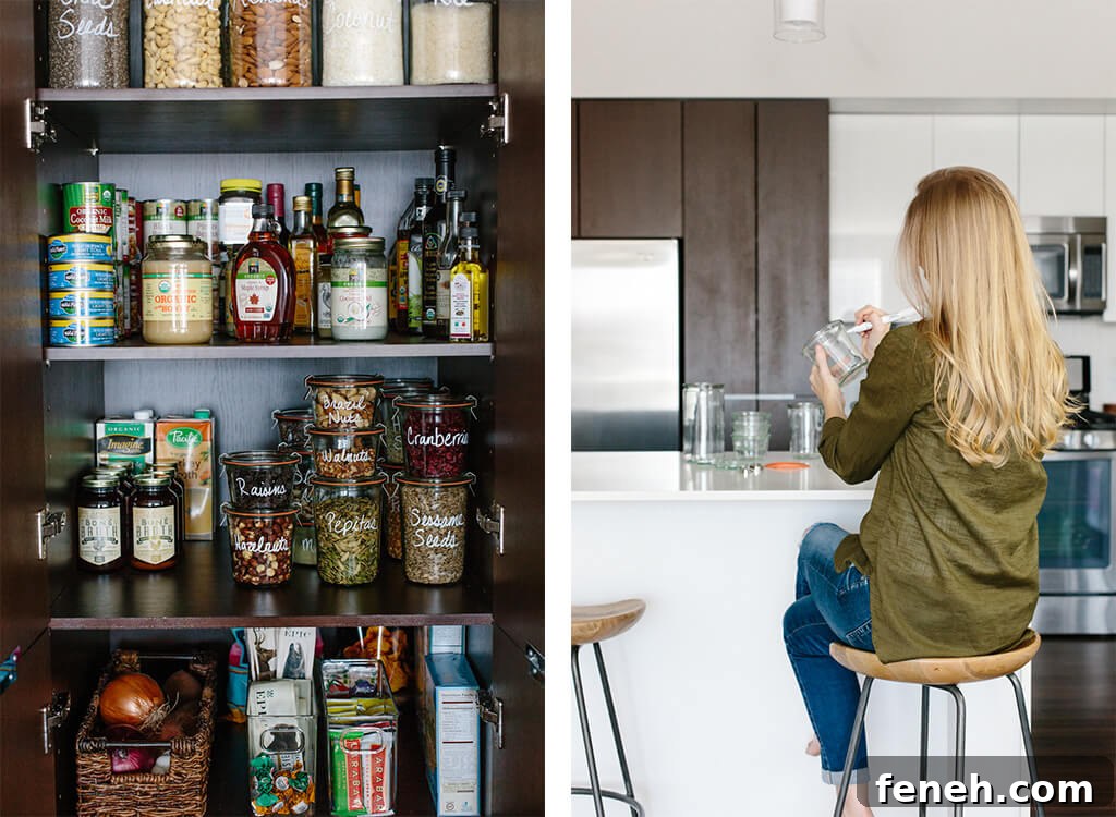 Pantry organization ideas - I've got several tips for creating a healthy pantry and moving all your storage containers to glass jars.