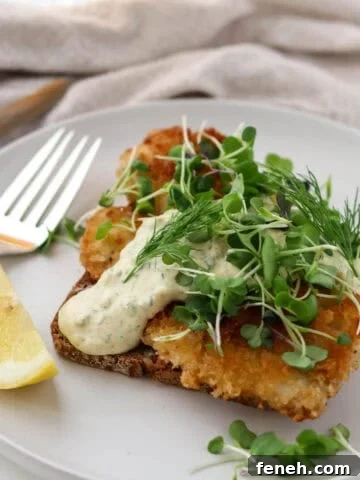 Featured image for Crispy Pan-Fried Fish Smørrebrød.