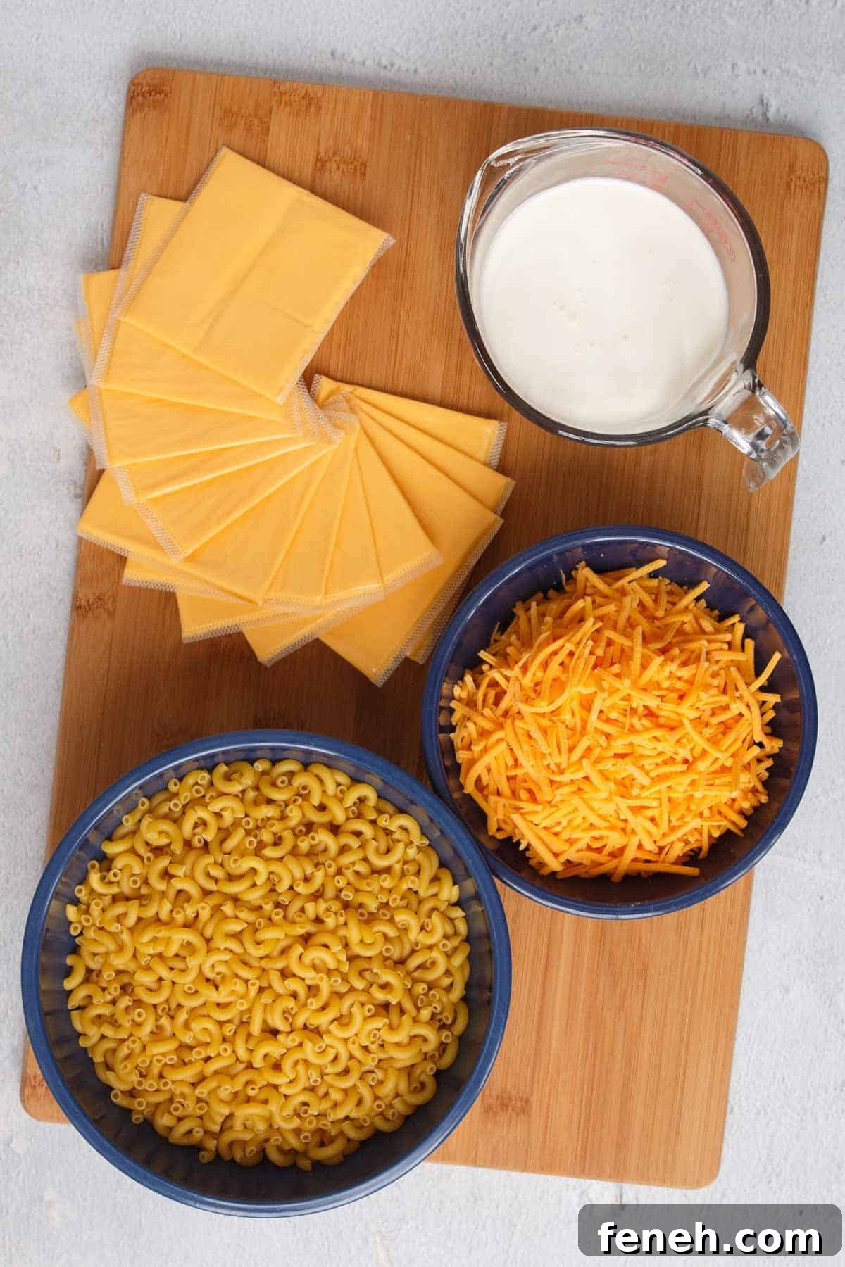 4-Ingredient Mac and Cheese Ingredients