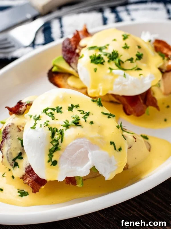 Easy Eggs Benedict with Hollandaise Sauce