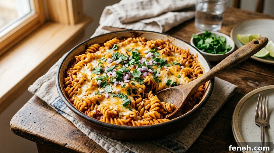 Cheesy Taco Pasta Bake