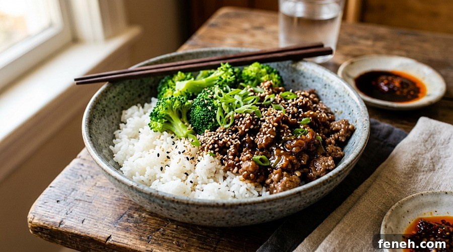 Teriyaki Ground Beef Bowls