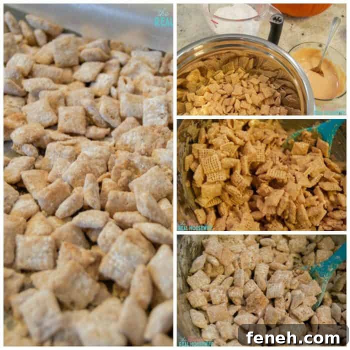 Pumpkin Spice Muddy Buddies: Fall Snack Mix Recipe 4 Pumpkin Spice Muddy Buddies