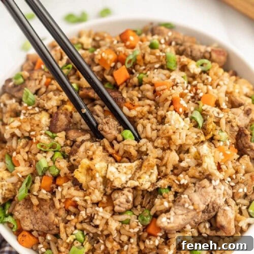 Pork fried rice