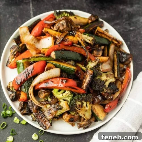 Stir-fried vegetables