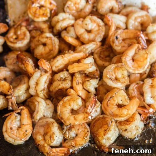 Hibachi shrimp on a griddle