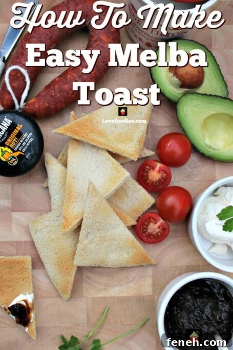 Easy Melba Toast is great for appetizers, parties and makes a perfect homemade cracker, perfect for cheese, spreads, dips and cold cuts.