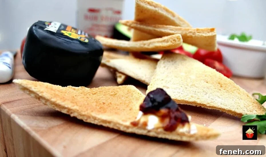 Easy Melba Toast is great for parties and makes a perfect homemade cracker, perfect for cheese, spreads, dips and cold cuts. 