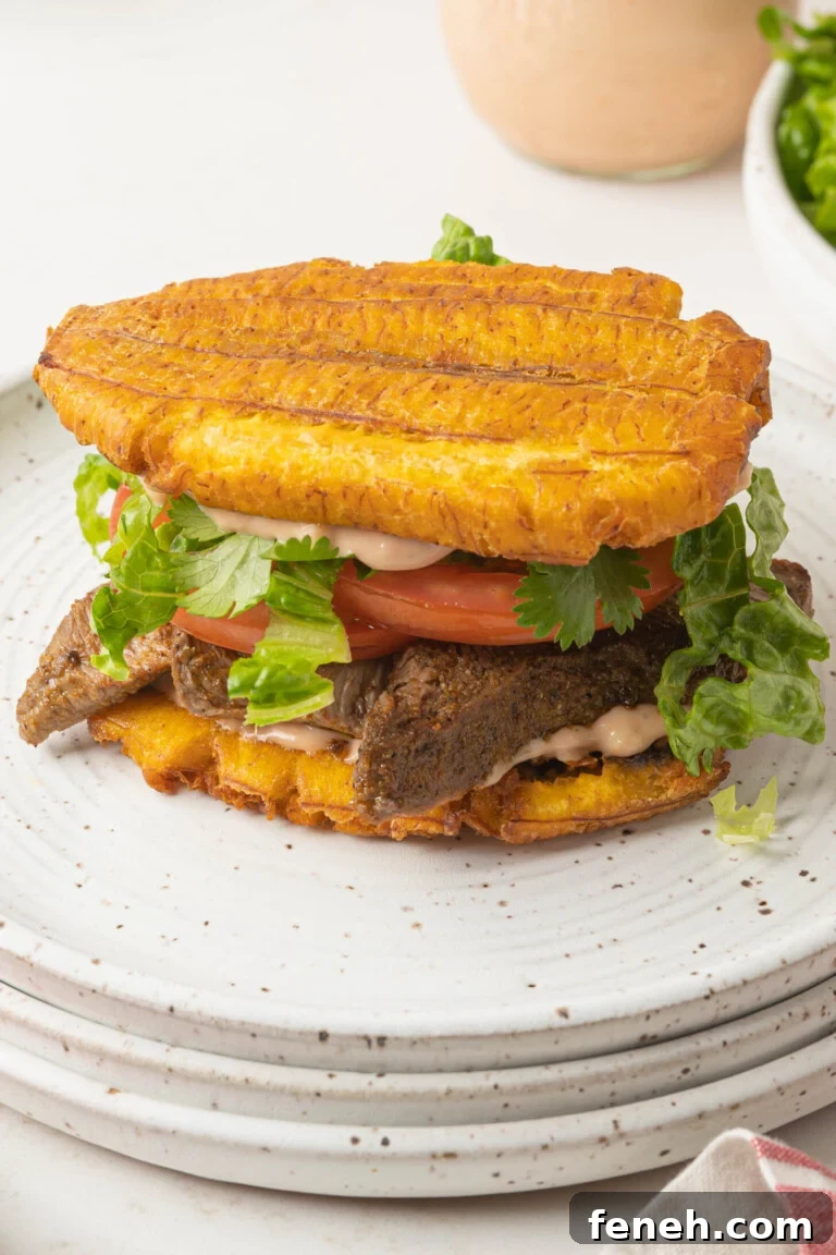 a jibarito on a plate