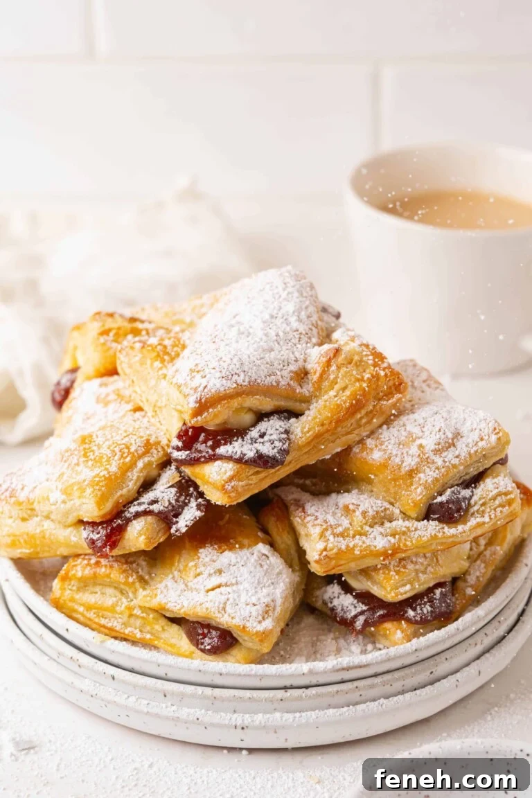 guava pastelillos on a plate