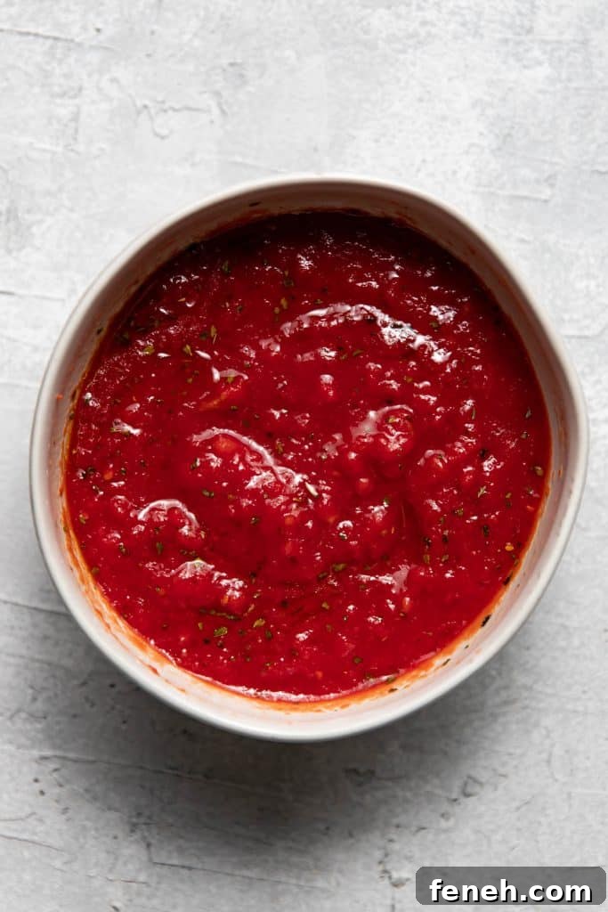 pizza red sauce
