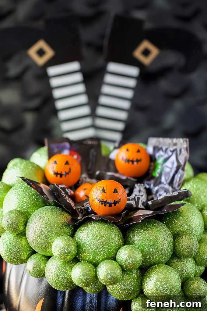 DIY Pumpkin Candy Bowl