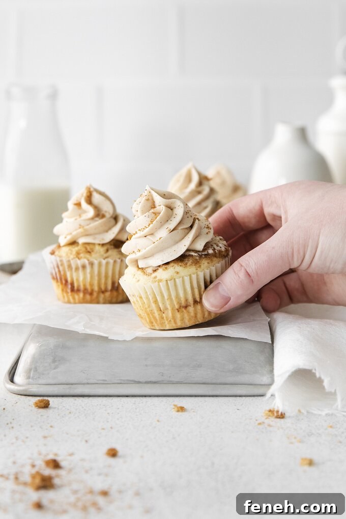 Cupcakes plated