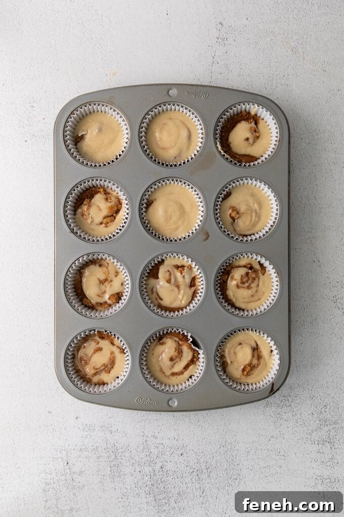 Cupcakes on tray