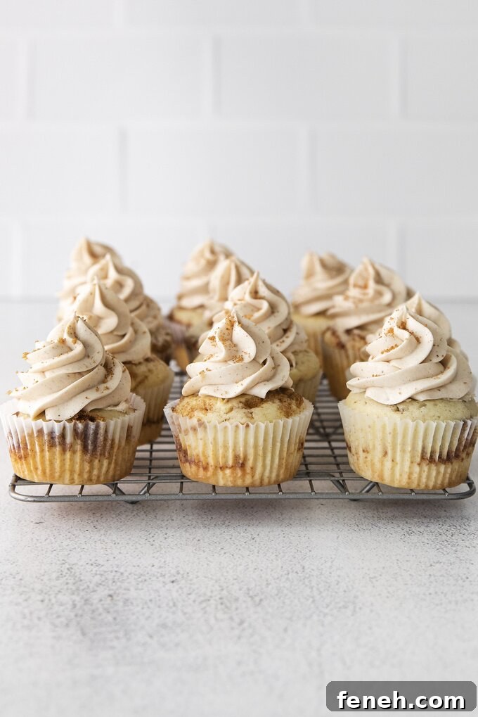 Frosted cupcake