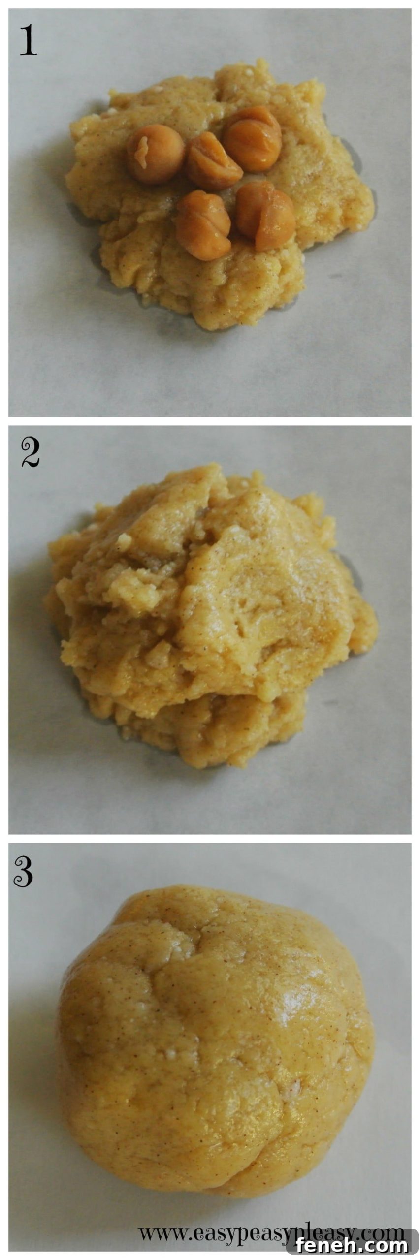 Cinnamon Bun Cake Mix Cookie Steps