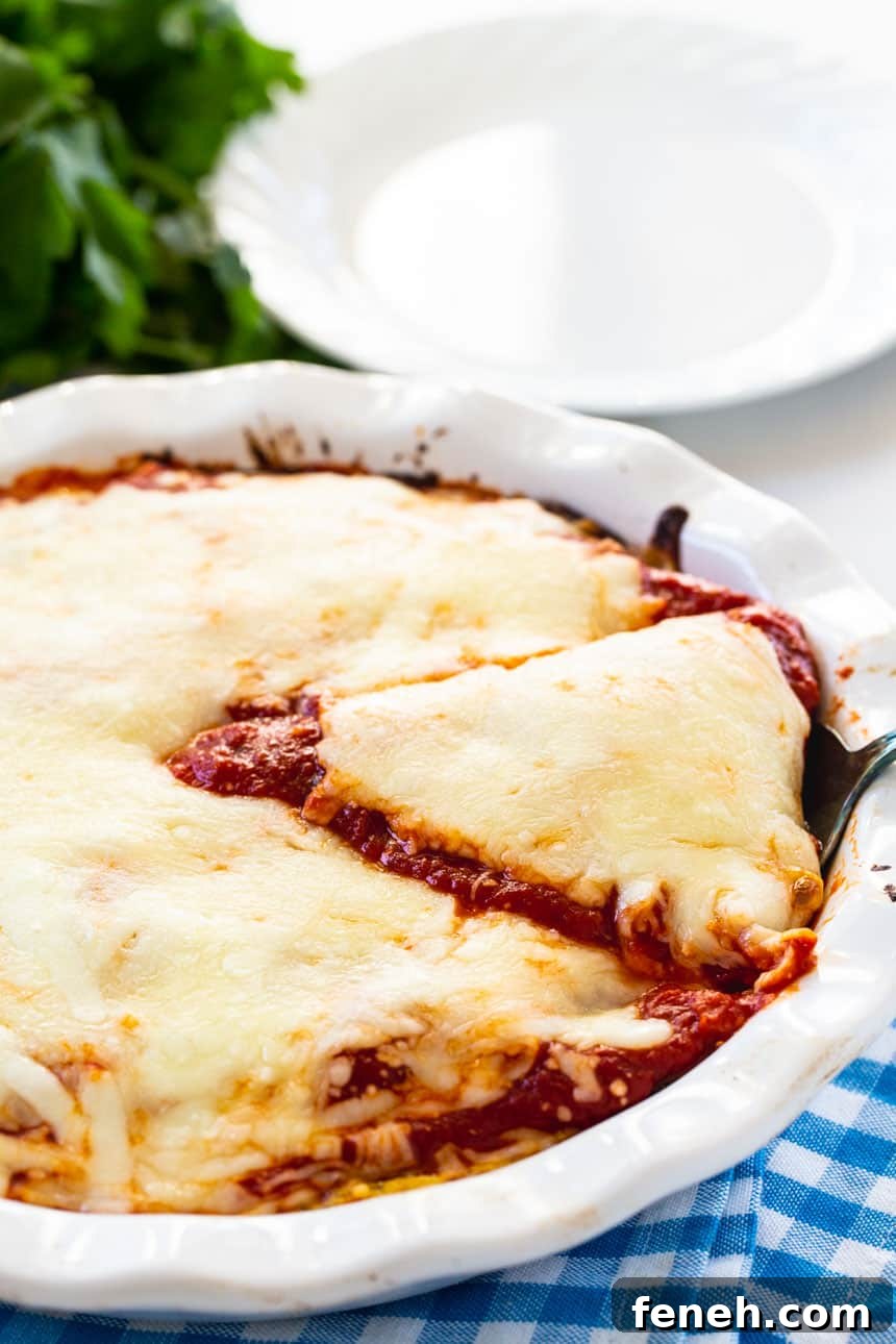 Low Carb Spaghetti Pie made with spaghetti squash