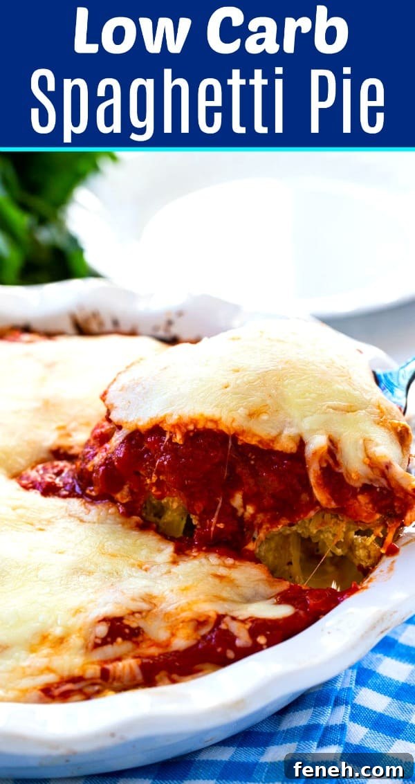 Low Carb Spaghetti Pie (vegetarian)