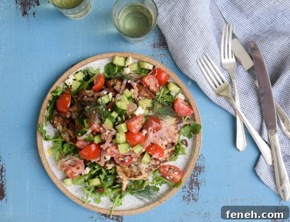 Greek-style Grilled Chicken Paillard | Pamela Salzman