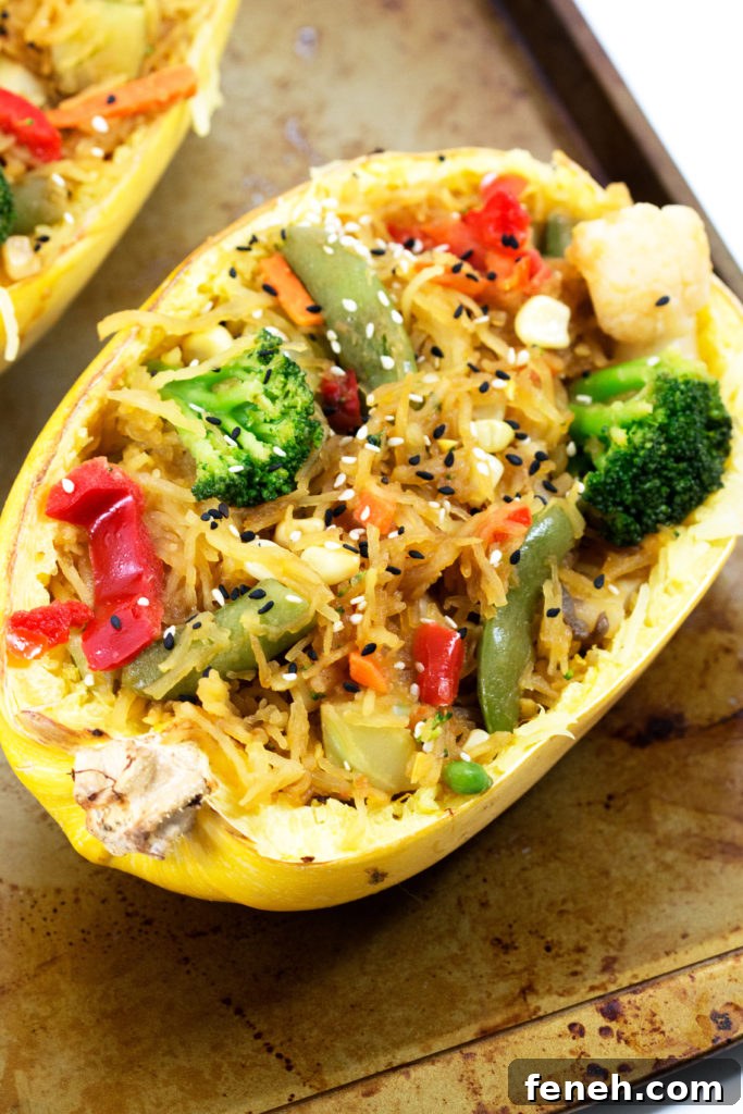 Spaghetti Squash Stir Fry