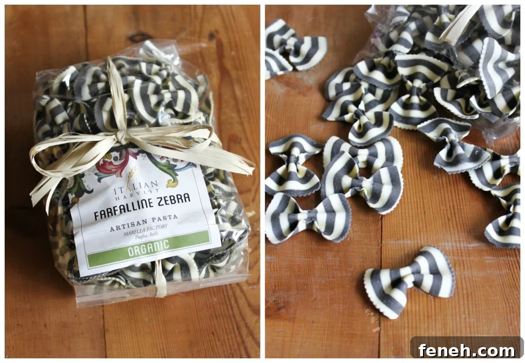 farfalline zebra pasta