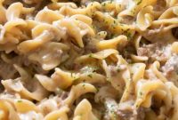 Creamy Italian Sausage Pasta with Garlic Parmesan Sauce